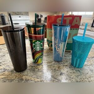 Starbucks tumblers